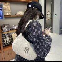 2023 New★ ML underarm bag NY Yu Shuxin same style bag French stick satchel denim girl Hyun Ya casual all-match summer shoulder handbag