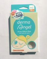 แผ่น​แปะ​สิว​ สูตร Salicylic acid แบบกลางวัน 12 ชิ้น DERMA ANGEL Acne Patch with Salicylic Acid Day 12 dot