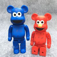 ของเล่นฟิกเกอร์ 400 % bearbrick Sesame Street x Elmo