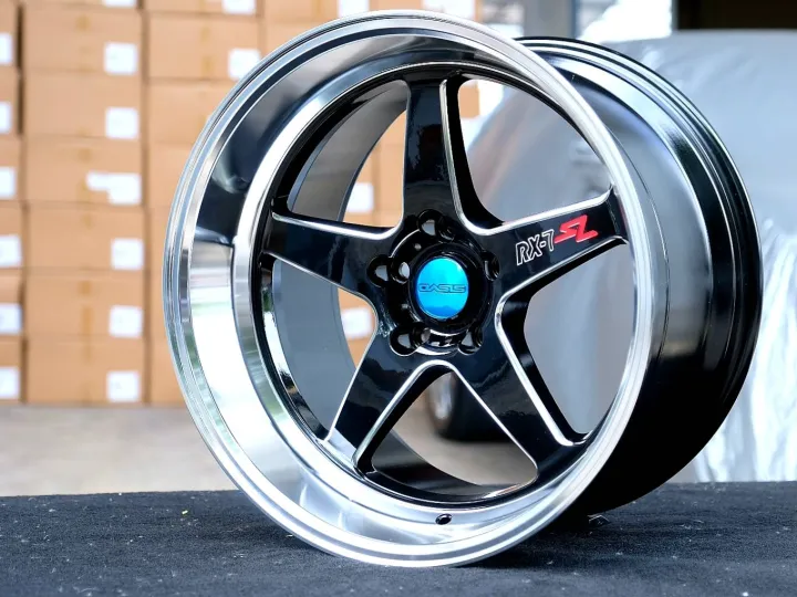 ล้อแม็กใหม่ - RX7 SL โลโก้แดง - ขอบ18 ล้อเบา - งานOASIS (18 x 5รู114 ...
