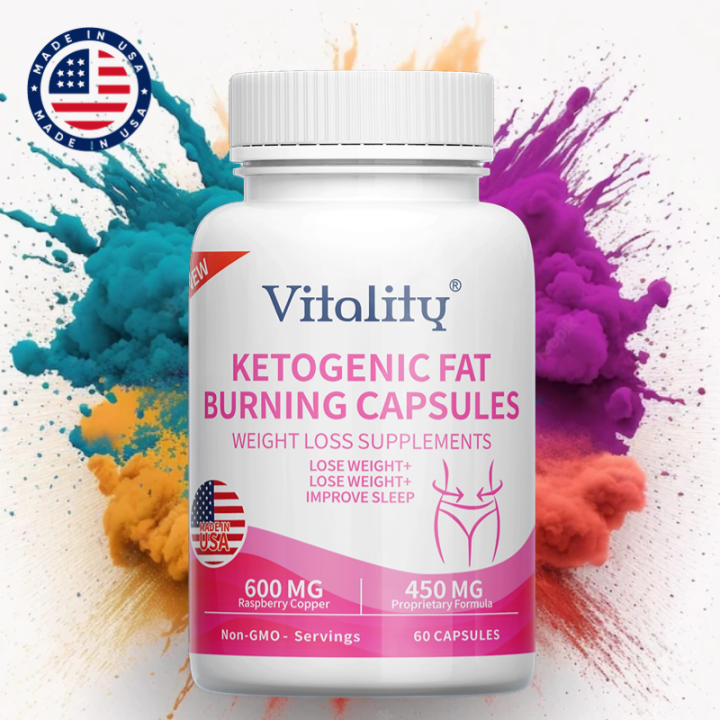 Ketogenic Weight Loss Supplement Boost Energy Burn Fat Enhance Metabolism Natural Formula 1262