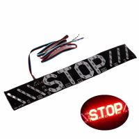 【LZ】☈❆₪  1pc led motocicleta luz flash parar indicador da lâmpada de freio sinal volta condução luz traseira universal aviso acessórios