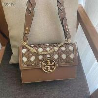 2023 new Tory Burch Miller Basket-Weave Hollow cowhide shoulder bag handbag