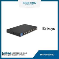 Linksys ลิงค์ซิส รุ่น LGS352C สวิตซ์ 48-Port Managed Gigabit Switch