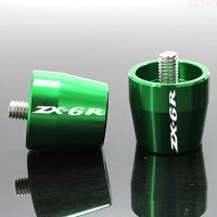 ฝาสไลด์ปิดแท่งจับปลาย Stang CNC อุปกรณ์เสริมรถจักรยานยนต์สำหรับ Kawasaki ZX6R ZX-6R 6R ZX 2000 2001 2002 2003 2004