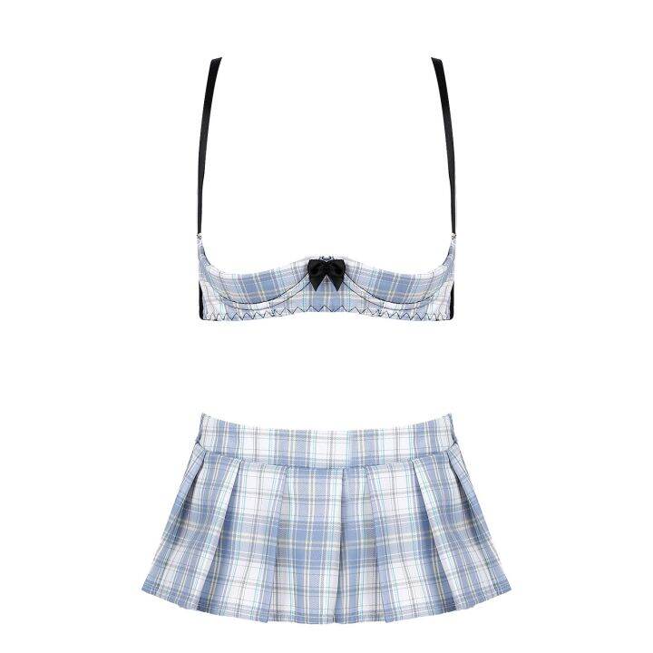 women-jk-uniform-japanese-school-girls-sexy-costumes-cosplay-lingerie-set-plaid-open-bras-with-tops-and-pleated-tutu-skirt-set