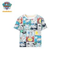 เสื้อยืดแขนสั้นเด็กการ์ตูน PAW Patrol