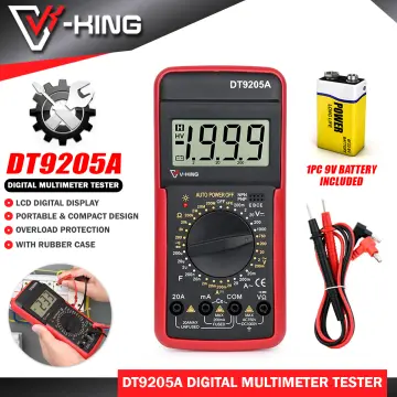 Tester Multímetro Digital Profesional DT9205A