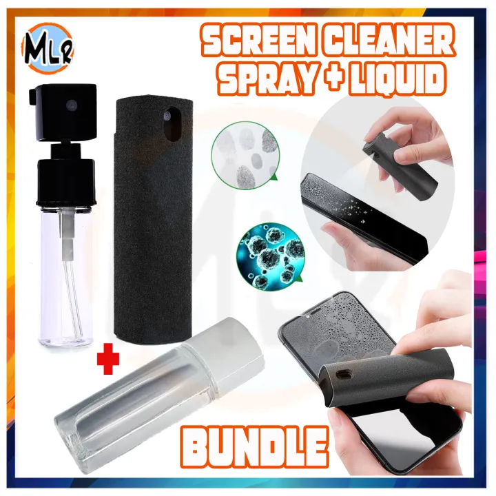 (BUNDLE) Phone Screen Cleaning Spray Portable Disinfectant Screen