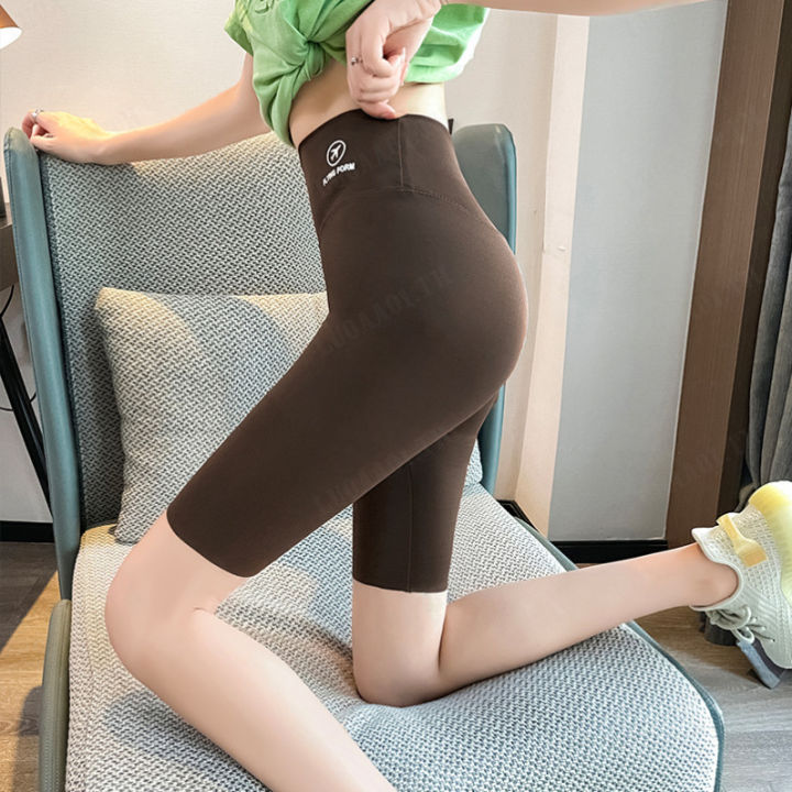 luoaa01-กางเกงยืดสำหรับผู้หญิง-ขาสั้น-5-นิ้ว-ใส่นอก-ใช้เป็นกางเกงซับเสื้อ-ผลิตภัณฑ์ใต้กระโปรง