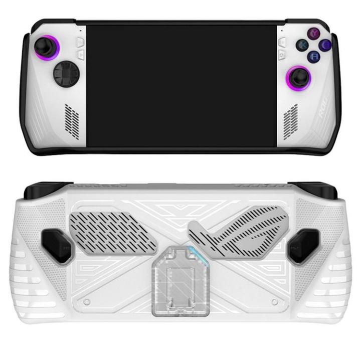 game-console-skin-cover-soft-protective-case-replacement-game-accessories-replacement-with-rack-console-accessories-shell-full-protection-cover-shockproof-home-part-fashion