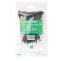 Bandex CT-100B-2C เคเบิ้ลไทร์ 4" ดำ (100เส้น/PACK)