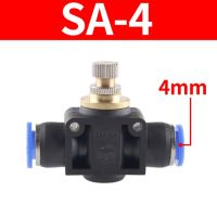 QDLJ-Pneumatics Air Throttle Valve Speed Control Quick Hose Tube Water Fitting Connector Pneumatic Fittings Adjust 4mm 6mm 8mm 10mm