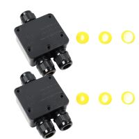 IP68 Three-Way Waterproof Junction Box Solar Outdoor Connector