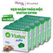 Combo 5 Hộp Kẹo Ngậm Không Đường Giảm Ho Khàn Tiếng Vietnat Viatux Extra