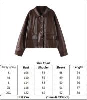 Winter Womens Leather Jacket Sheepskin Coat Woman Moto Biker Jackets Autumn Faux Leather Coats Trench Female Clothes