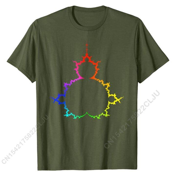 mandelbrot-set-t-shirt-rainbow-colors-tops-tees-on-sale-normal-cotton-men-tshirts-fashionable