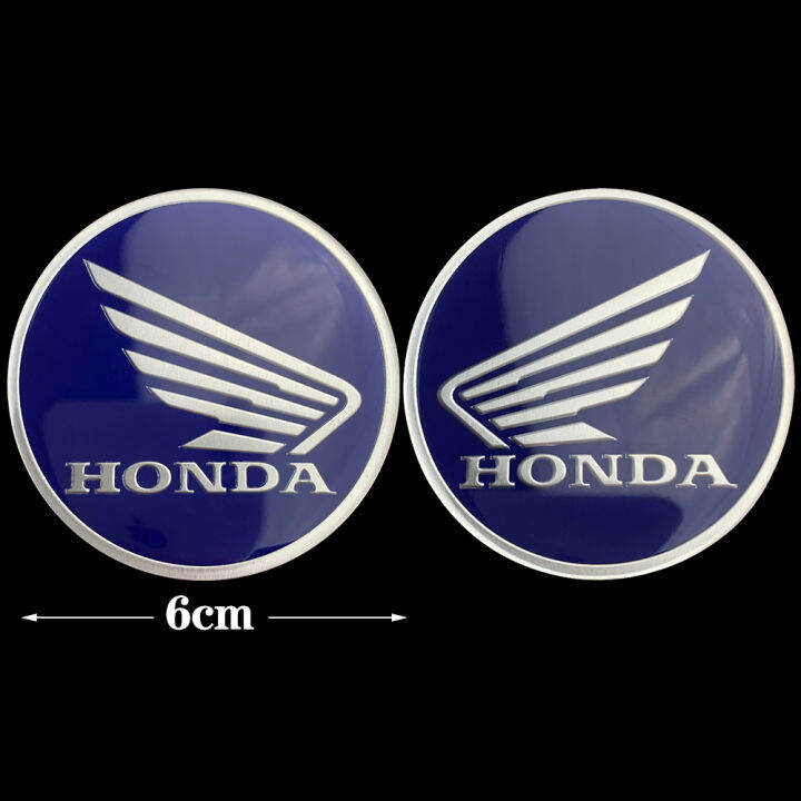 1คู่ของโลโก้-hond-ฮาร์ดกาวป้ายสติกเกอร์กันน้ำครีมกันแดดสติกเกอร์เหมาะสำหรับทุกรุ่นของฮอนด้ารถจักรยานยนต์ฮอนด้าดัดแปลงสติกเกอร์