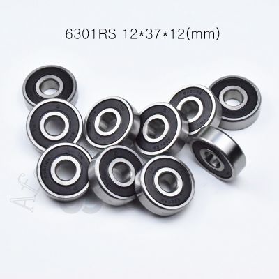 6301RS 12x37x12(mm) 1piece bearing abec 5 rubber sealed bearing Thin wall bearing 6301 6301RS chrome steel bearing