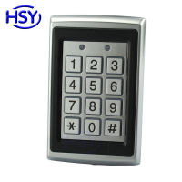 (มีในสต็อก) HSY 7612เคสโลหะเครื่องอ่านปุ่มกดแบบสแตนด์อโลน RFID 125Khz Proximity EM Card Entry Lock แป้นพิมพ์ประตูการควบคุมการเข้าถึงประตูเดียว **