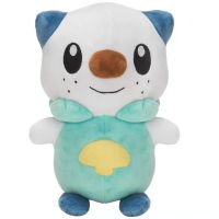 ใหม่ TAKARA TOMY โปเกมอน Oshawott การ์ตูนน่ารักตุ๊กตาของเล่นยัดไส้ตุ๊กตาหนานุ่มตุ๊กตาที่มีคุณภาพสูงของขวัญคริสต์มาสสำหรับเด็ก