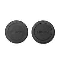 2022 New Camera Body Cover Rear Lens Cap Protection Dustproof Plastic Replacement for Olympus Panasonic Micro 4/3 Mount Lens Caps