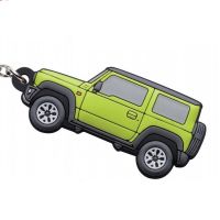 Rubber Keychain Car Jimny Key Ring Key Chain Keyring For 1998-2021 Suzuki Jimny JB64 Sierra JB74w Accessories Life Style