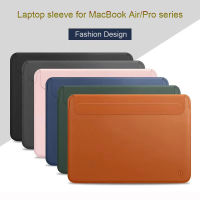 WiWU Laptop Sleeve Case for MacBook Air 13 M2 A2681 Ultra-thin Leather Notebook Case for Macbook pro 16 14 Waterproof Laptop Bag