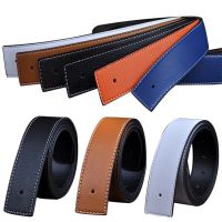 New Luxury Brand H Belts for Men High Quality Buckle Male Strap Genuine Leather Waistband Ceinture Homme No Buckle 3.8cm Belt Belts