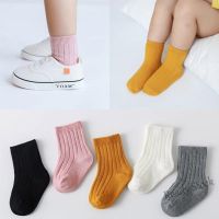 【hot sale】 ☈❀ C10 Newborn Baby Solid Print Sole Soft Shoes Sock Boys Girls Infant Toddler Anti-slip Socks