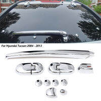 12Pcs Car Rear Window Wiper Nozzle Covers Trim ABS Chrome Auto Decorative Covers Car Accessories for Hyundai Tucson 2004-2013