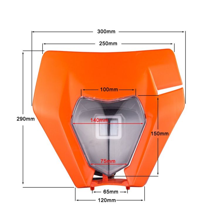 ไฟหน้ารถมอเตอร์ไซค์ไฟหน้ารถมอเตอร์ไซค์แบบ-led-หลอดไฟหน้าอเนกประสงค์สำหรับ-ktm-exc-excf-sx-sxf-xc-xcf-xcw-xcfw-จักรยานสกปรก-enduro