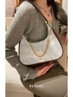 ✣✣ Benike high-end denim chain armpit bag womens 2023 new niche design crescent bag shoulder small bag