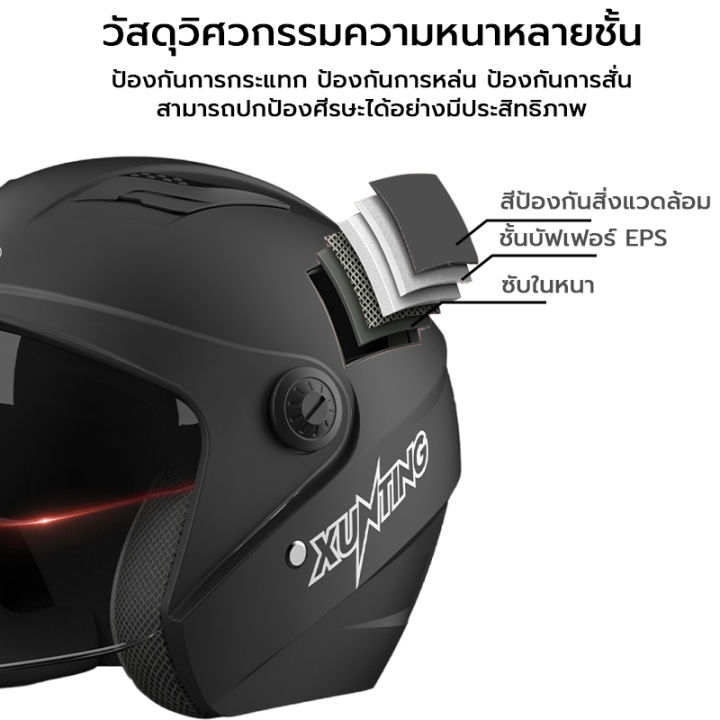 xunting-หมวกกันน๊อค-หมวกกันน็อค-helmet-รุ่นยอดนิยม-ทรงสวย-ราคาประหยัด-จัดส่งไวทันใจ