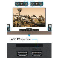 เครื่องแยกเสียงแบบ ARC เอาท์พุท HD ไมโคร USB ออปติคอล SPDIF สำหรับชมภาพยนตร์ในบ้านแปลงเสียงอนาล็อกดิจิตอล