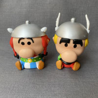 15*15ซม. Asterixs และ Obelixs Brickheadz Action Figure ของเล่น PU Kids Astérix Gaul Hero Adventures Model