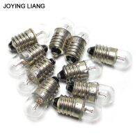 【】 First Follow Shop JOYING ลูกปัด0.2A 3.5V E10 Aksesoris Senter หลอดไฟโคมไฟสกรู (10ชิ้น/ล็อต)