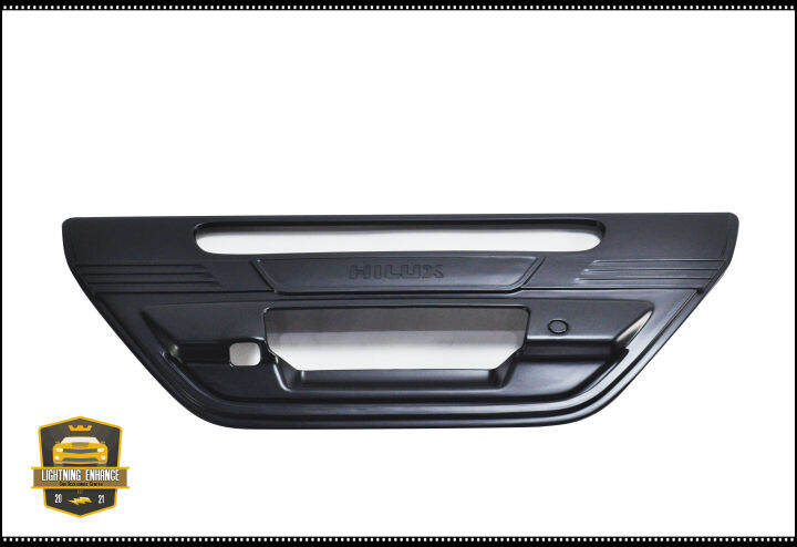 2015-2020 TOYOTA HILUX REVO/CONQUEST Rear Door Bowl Cover (Black/Chrome ...