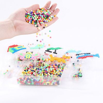 1000-2400 Pieces DIY Glob 3D Animal Puzzle DIY Water Sprinkler Magic Glob Girls Toys Educational Toys for Kids