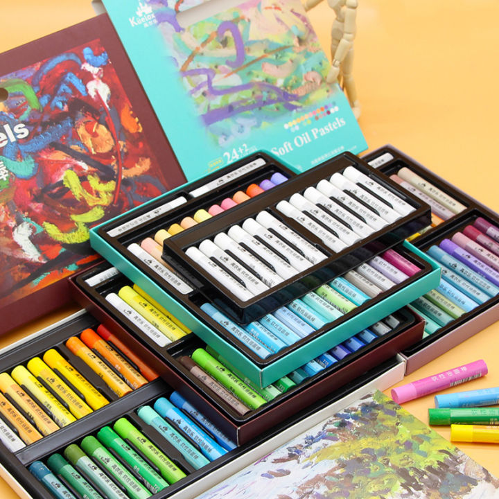 kuelox-professional-art-soft-oil-pas-crayon-macaron-morandi-artist-grade-artiststudent-graffiti-oil-pas-drawing-supplies