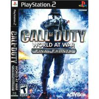 แผ่นเกมส์ Call of Duty World At War Final Fronts PS2 Playstation2 คุณภาพสูง ราคาถูก