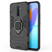 เคส  OPPO Reno Ace Case ชุดเกราะกันกระแทก Slim Rugged Hybrid Hard Plastic + Tpu Bracket Magnet 360 Ring Holder ฝาหลัง