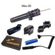 Đèn Laze Núm Vặn Chỉnh Tia Xanh Trọn Bộ Cao Cấp.Đèn LaZer Cực Mạnh Gắn Ống