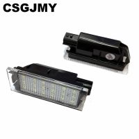 Canbus Car LED Number License Plate Light For Renault Megane 3 Clio Laguna 2 Megane 3 Twingo Master Vel Satis