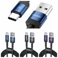 GNJ8155 USB C 3A สาย USB Type C USB ชนิด C อะลูมิเนียมอัลลอยด์ QC 3.0สายชาร์จเร็ว สายส่งข้อมูล USB A เป็น USB C โทรศัพท์มือถือสำหรับมือถือ