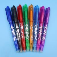 8Pcs/Set 8 Color Erasable Gel Pen 0.5mm Kawaii Pens Ball Pen Student Writing Washable Rod Drawing Tools Office School Stationery