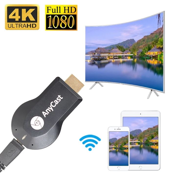 anycast-4k-m100-รองรับios12-android-แสดงผลทีวี-4k-ส่งภาพและเสียงจากมือถือเข้าทีวี-dongle-display-receiver-สินค้าตัวใหม่ล่าสุด