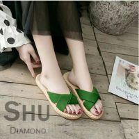 LOKAL (Local) DOMMO - D5084 Ethnic Suede Slip On Womens Sandals RM 03