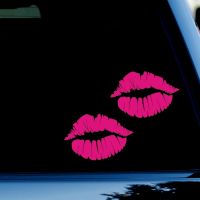 【CC】 3.8inchx5.5inch Lips Sticker Decal for Truck Car Pink