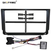 SKYFAME Car Fascia Frame Adapter For Seat Ibiza Arona 2018 Android Radio Audio Dash Panel Cover Harness